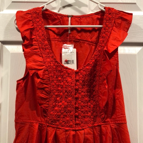 Red Free People Dress - Picture 2 of 5